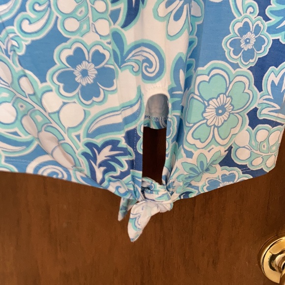 3/$45 Ruby Rd top floral print with stretch petite shirt boho casual LP - Picture 15 of 17